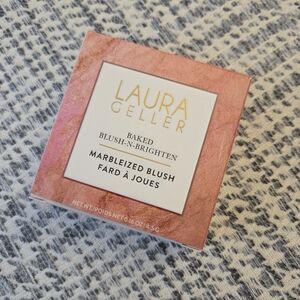 Laura Geller Baked Blush-N-Brighten Marbleized Blush In Pink Buttercream NWT